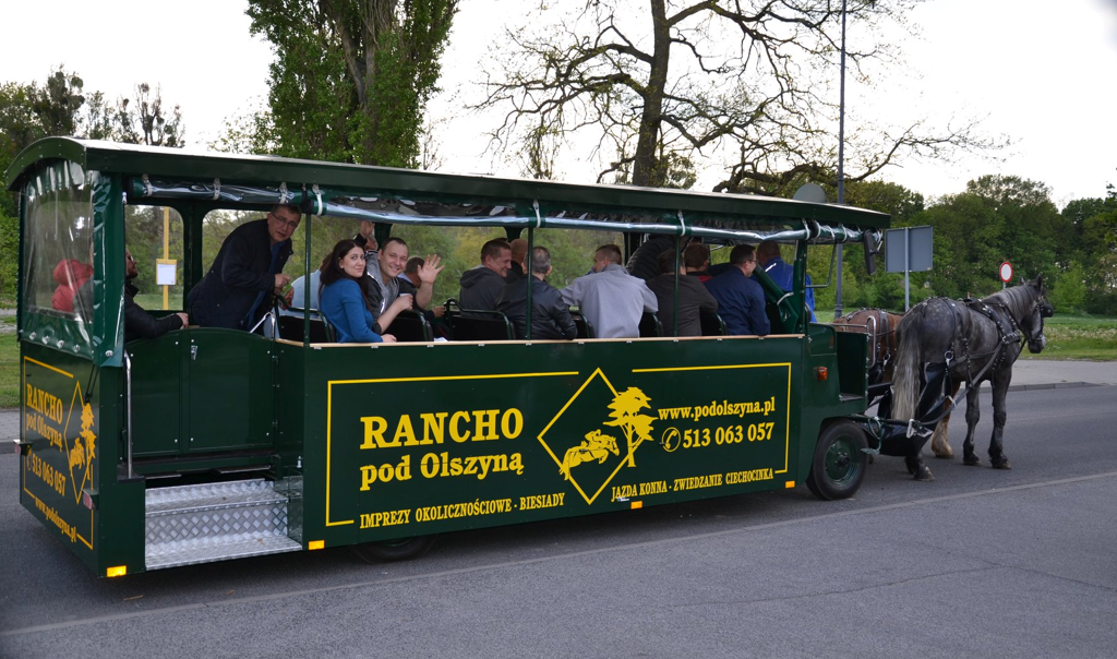 Tramwaj konny – integracja firmowa Rancho pod Olszyną